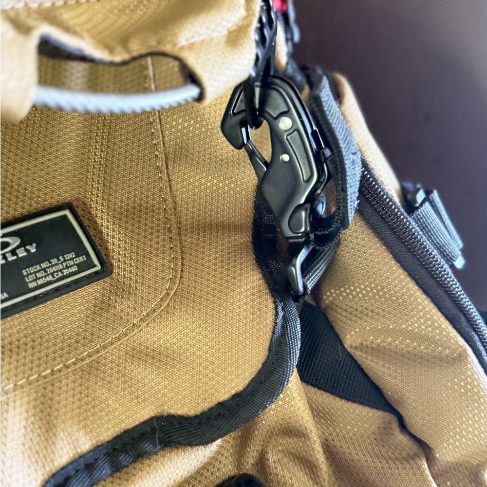 Oakley Tan and Black Tactical Backpack
